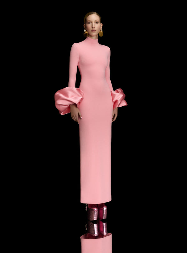 solace london The Viviana Maxi Dress in Soft Pink