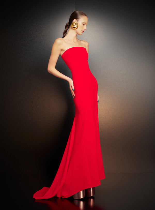 Solace London The Willa Maxi Dress In Red