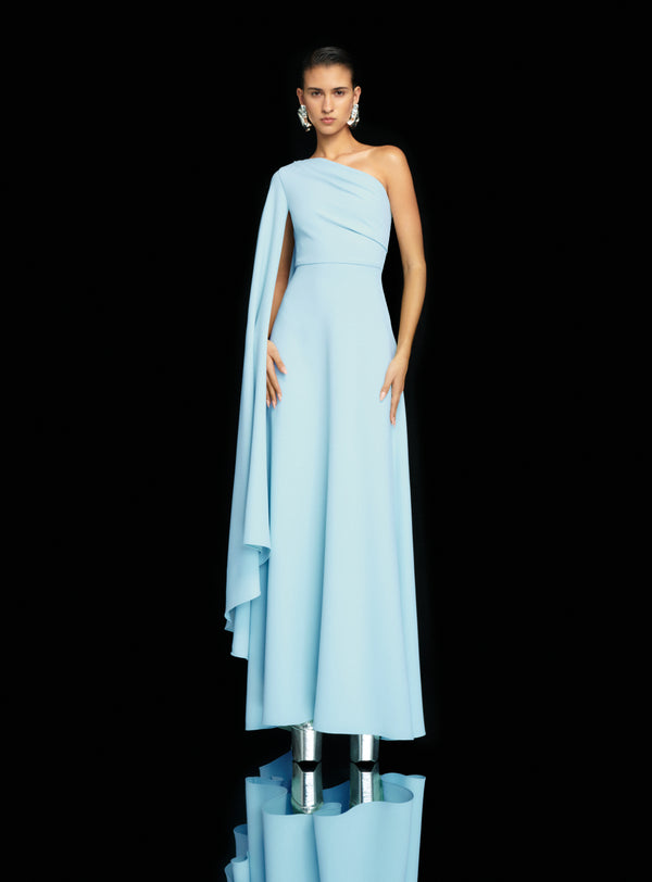 solace london The Yazmin Maxi Dress in Arctic Blue