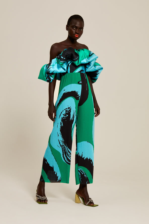 solace london The Zoya Trouser in Newton Green