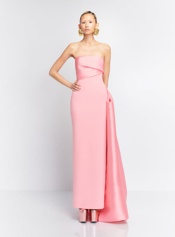 Solace London The Kinsley Maxi Dress In Powder Pink