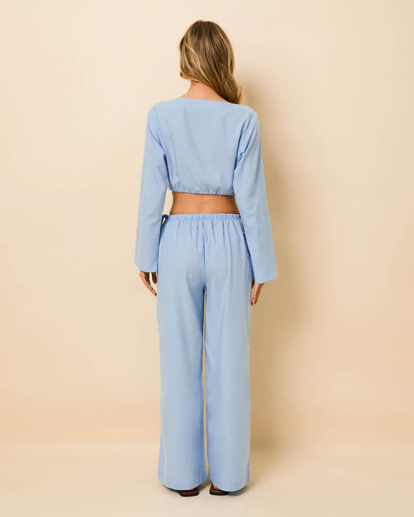 Solid & Striped Chelley Top Blue Lagoon