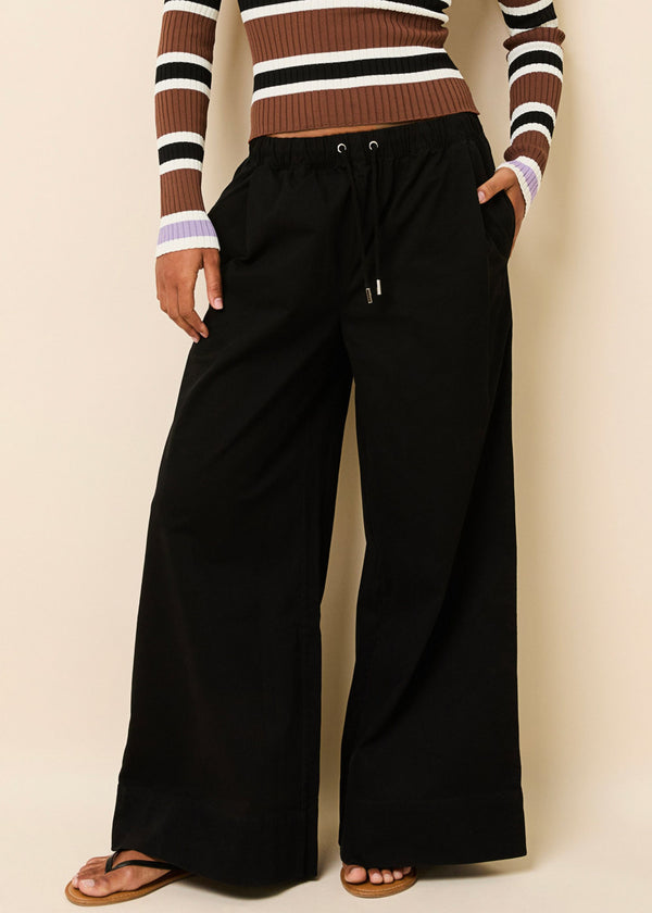 solid & striped Flynn Pant Noir