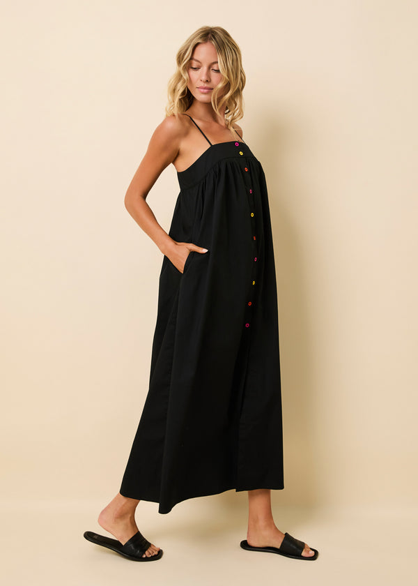 Solid & Striped Frances Dress Poplin Noir