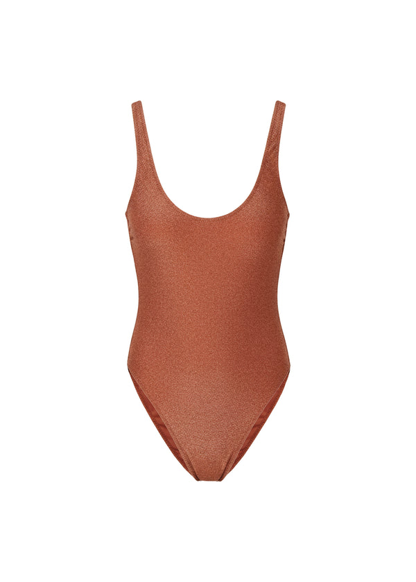 Solid & Striped Hailey One Piece Glitter Spice