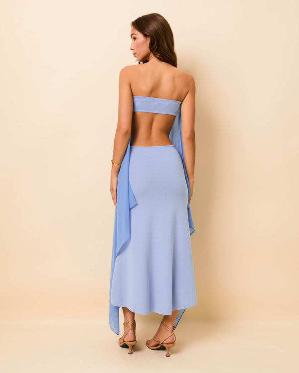 Solid & Striped Indira Dress Blue Lagoon