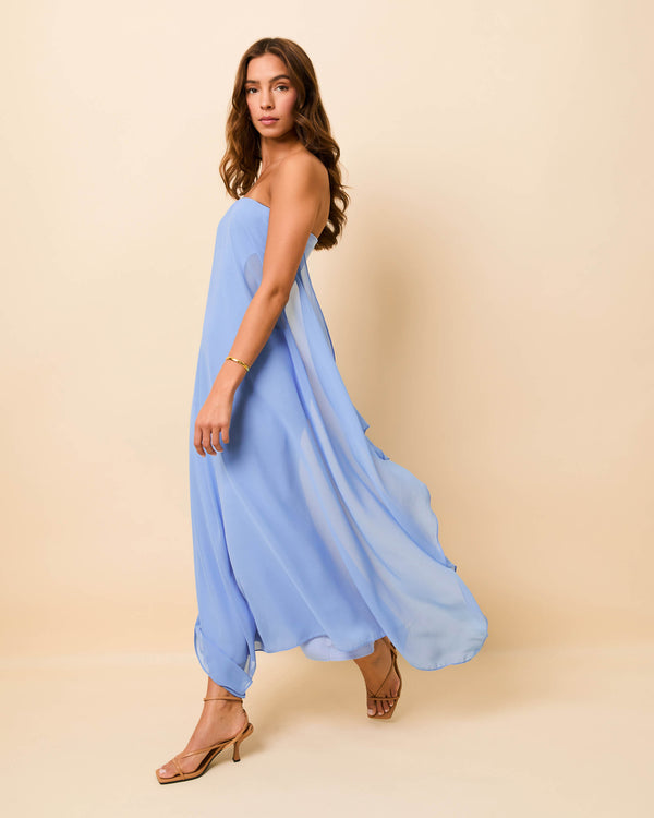 Solid & Striped Indira Dress Blue Lagoon