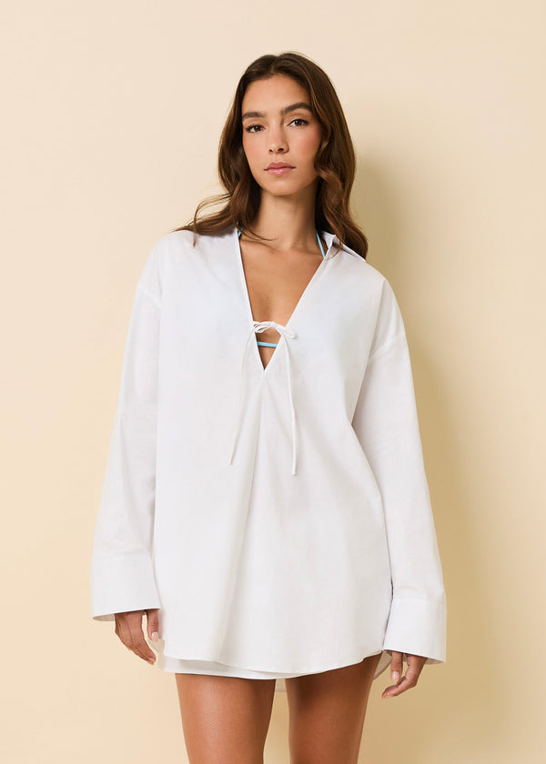 Solid & Striped Livia Tunic Optic White