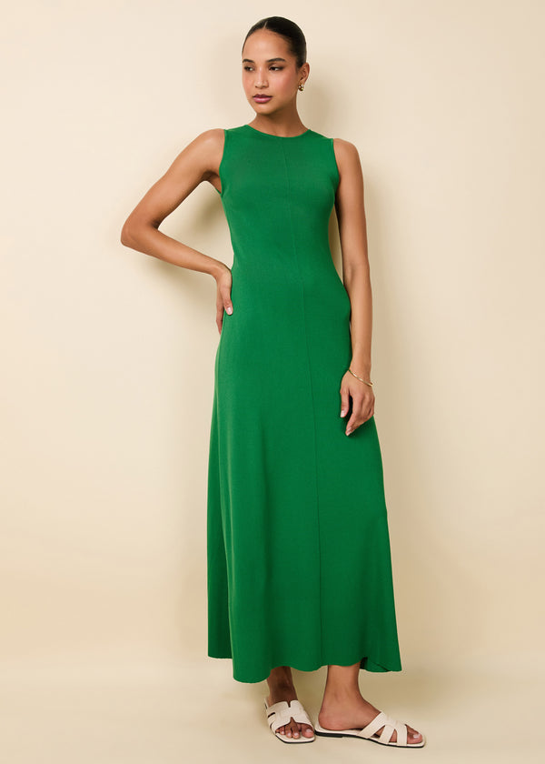 solid & striped Lucerne Dress Tennis Green