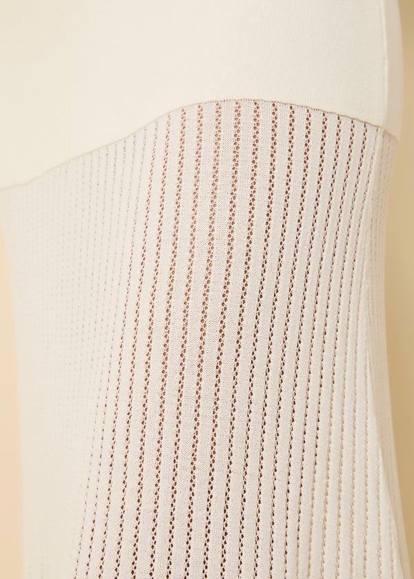 Solid & Striped Lucerne Pointelle Dress Brule