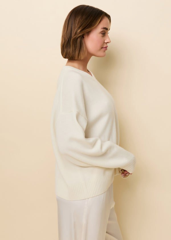 Solid & Striped Reva Cashmere Sweater Brule