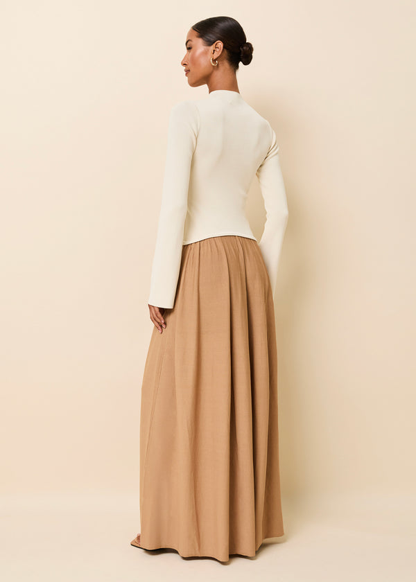 Solid & Striped Soglio Dress Camel / Brule