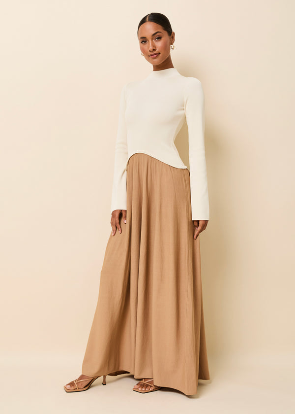 Solid & Striped Soglio Dress Camel / Brule