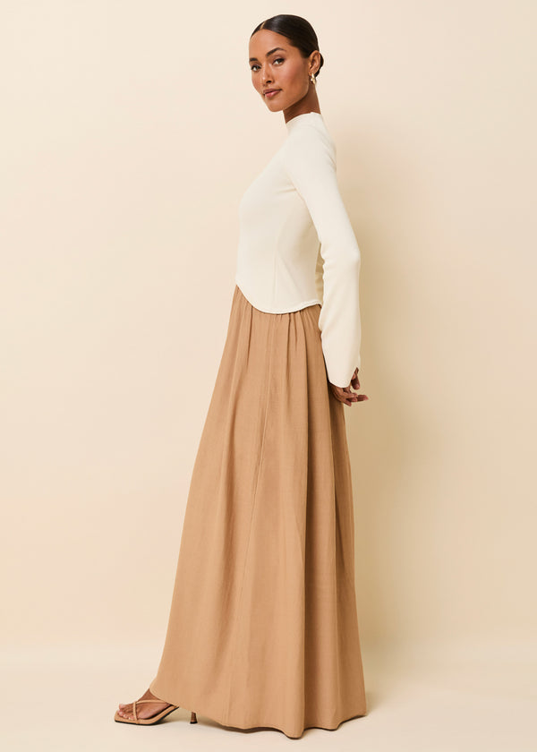 Solid & Striped Soglio Dress Camel / Brule