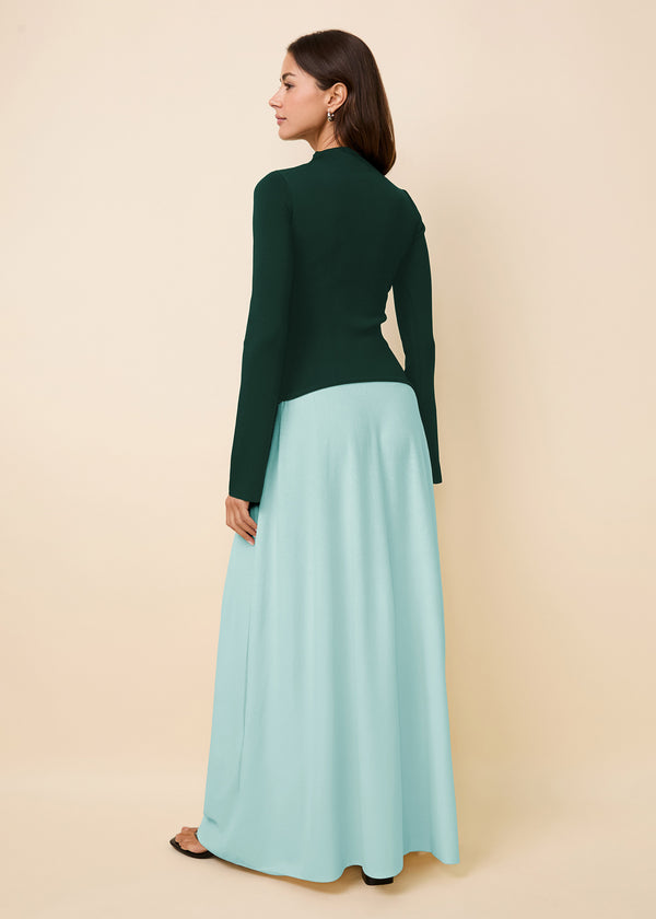 Solid & Striped Soglio Dress Evergreen / Sky