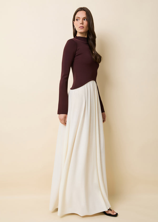 Solid & Striped Soglio Dress Raisin Brown / Brule