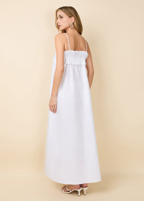 Solid & Striped Sophie Dress Poplin Optic White