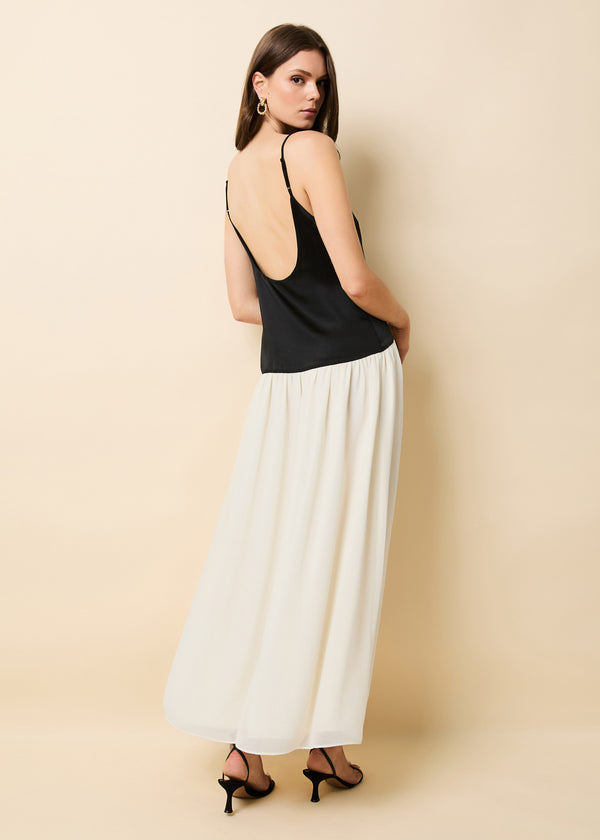 solid & striped Talulla Dress Noir / Brule