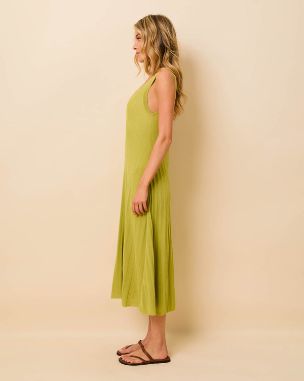 Solid & Striped Velmira Dress Paper Knit Guava