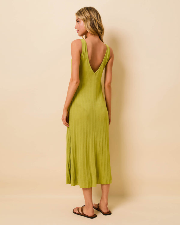 Solid & Striped Velmira Dress Paper Knit Guava