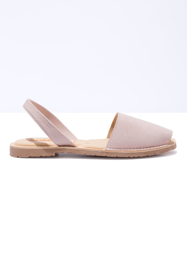 Solillas Carmen Mimoso Vegan - Original Menorcan Sandals In Grey Vegano Suede