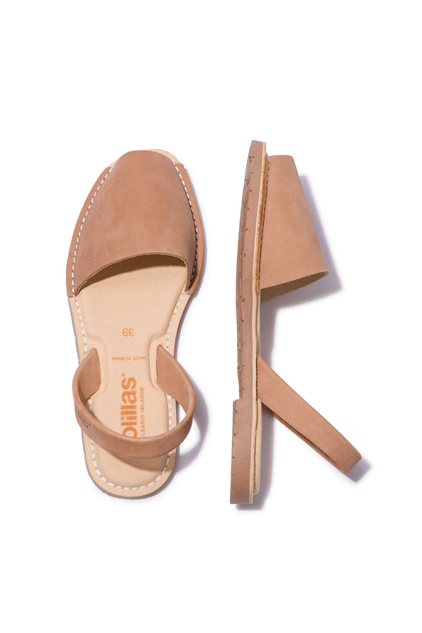 Solillas Cuero Mimoso - Original Menorcan Sandals In Tan Leather
