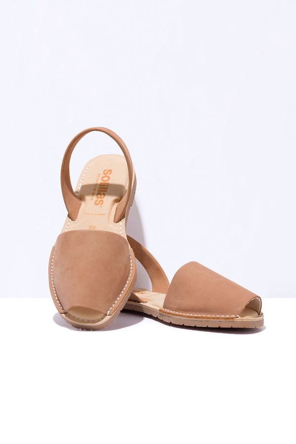 Solillas Cuero Mimoso - Original Menorcan Sandals In Tan Leather