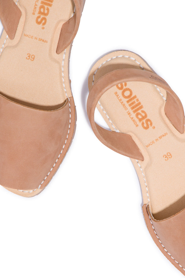 solillas Cuero Mimoso - Original Menorcan Sandals in Tan Leather