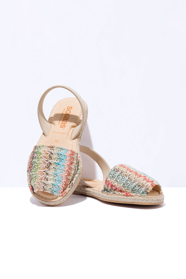 Solillas Dalias Mimoso Vegan - Original Menorcan Sandals In Boho Weave