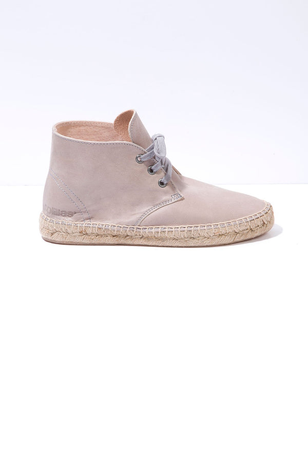 solillas GRANITO - Espadrille Ankle Boots in Grey Leather