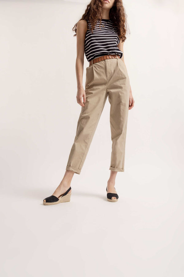 Solillas NOCHE LALIA - Espadrille Wedge Black Leather Menorcan Sandals