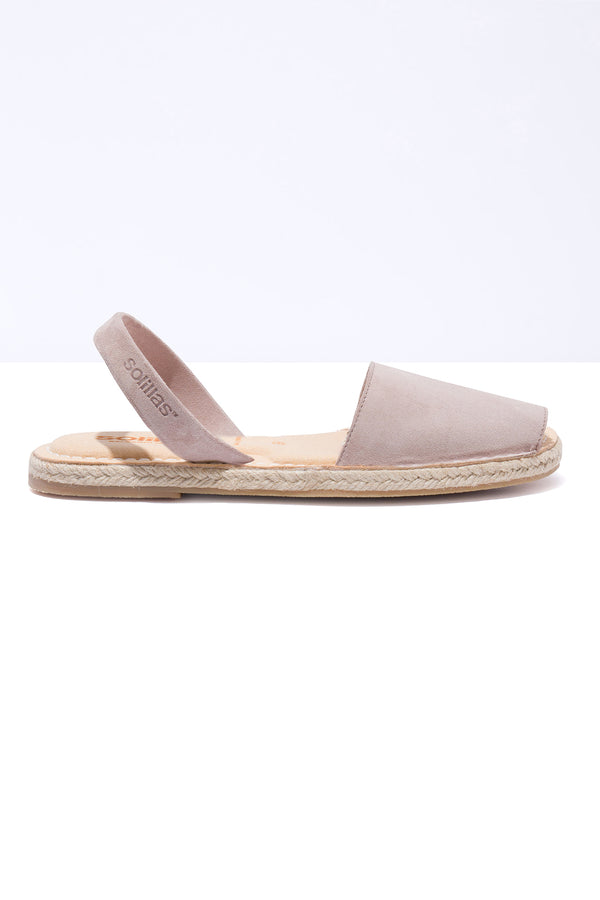 Solillas Pedra Mimoso - Espadrille Menorcan Sandals In Grey Leather