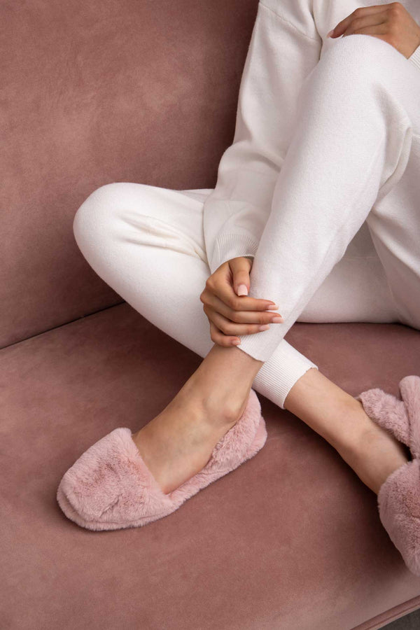 solillas MIA CASA - Pink Fluffy Balearic Slippers solillas MIA CASA - Pink Fluffy Balearic Slippers