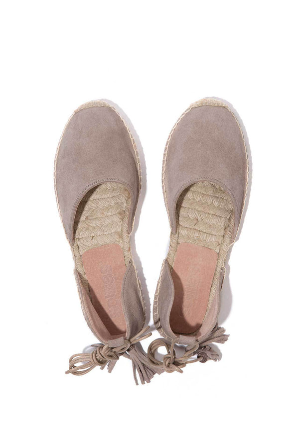 Solillas Paloma - Suede Ankle Tie Espadrilles
