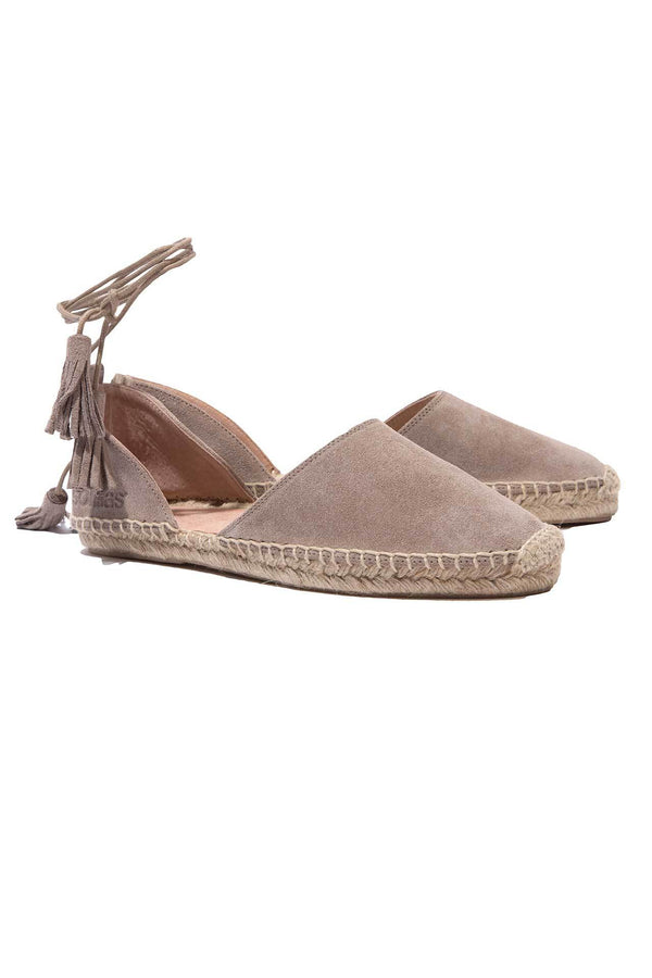 Solillas Paloma - Suede Ankle Tie Espadrilles