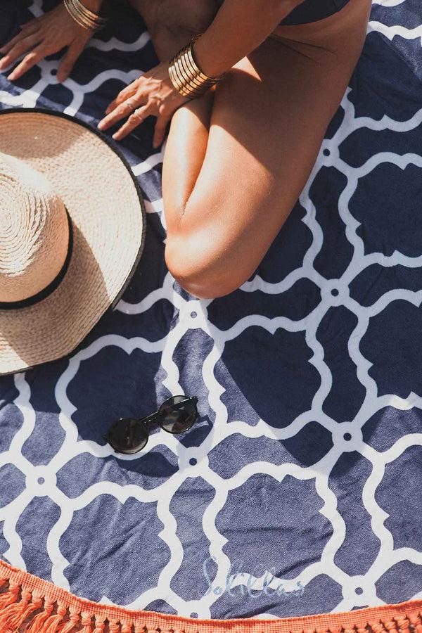 Solillas Relajar - Round Beach Towel