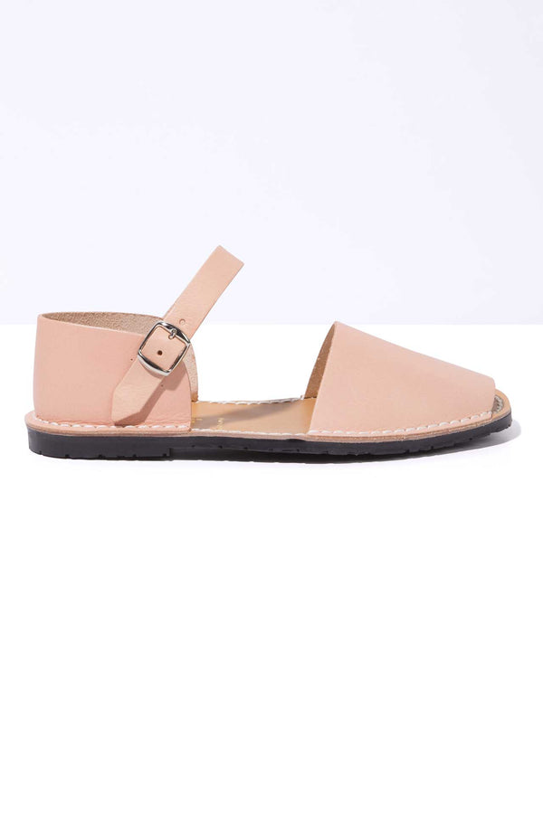 Solillas Salmon Worker - Leather Buckle Sandals