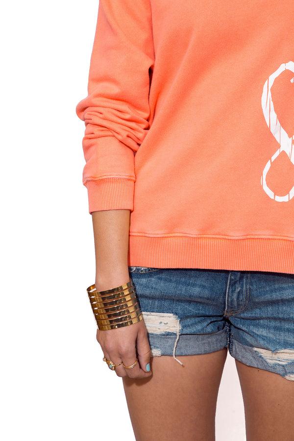 Solillas Women's Slouchy Sweatshirt - Scribble Logo