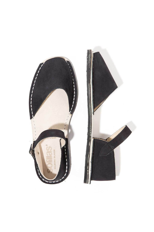 Solillas Worker - Suede Buckle Sandals