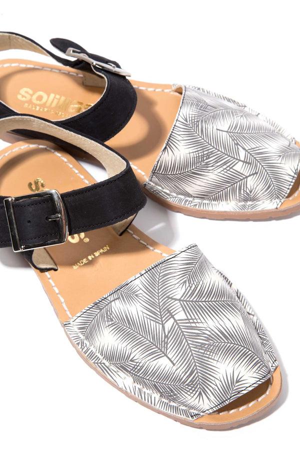 solillas SOMBREADO PESCA - Palm Print Menorcan Sandals