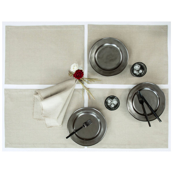 Solino Home Diana Medium Weight Placemats Desert Green