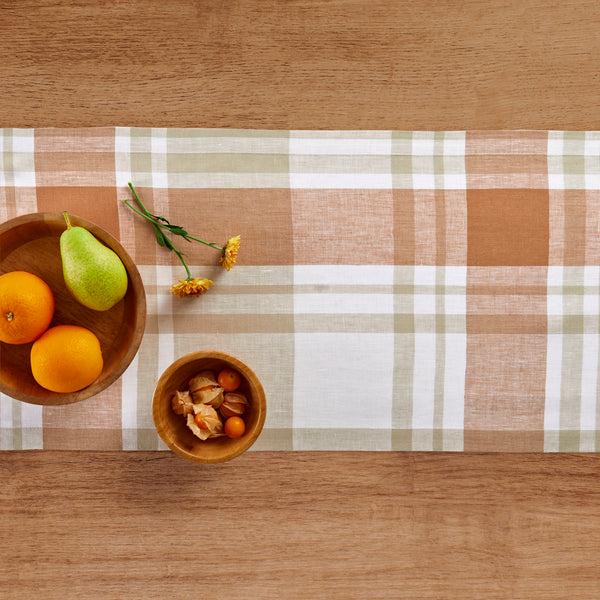 Solino Home Fall Harvest Plaid Table Runner Fall Harvest Plaid