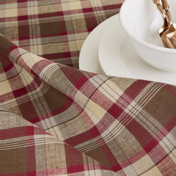 Solino Home Rustic Plaid Table Runner Rustic Multicolor