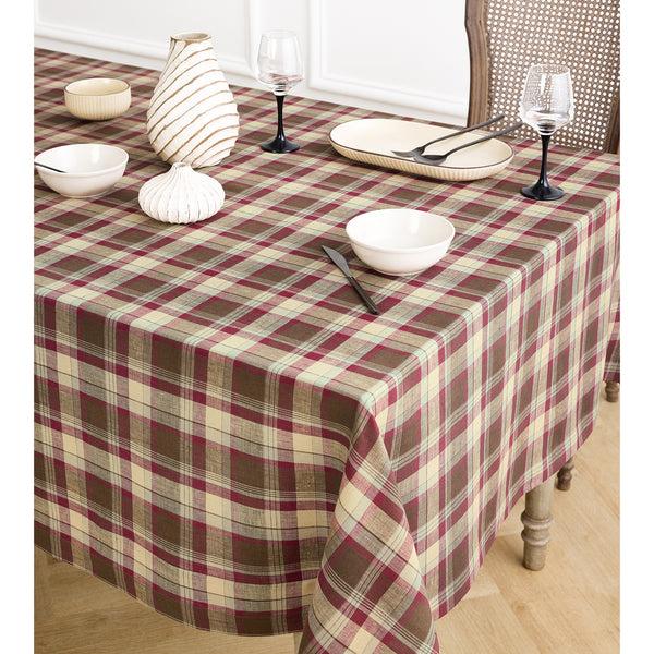 Solino Home Rustic Plaid Tablecloth Rustic Multicolor