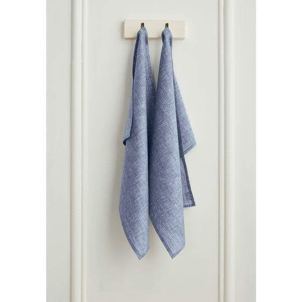 Solino Home Athena Kitchen Towels Oyster Grey