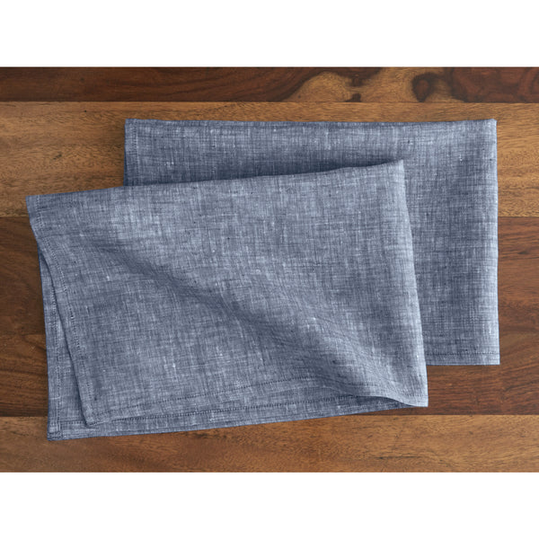 Solino Home Athena Kitchen Towels Oyster Grey