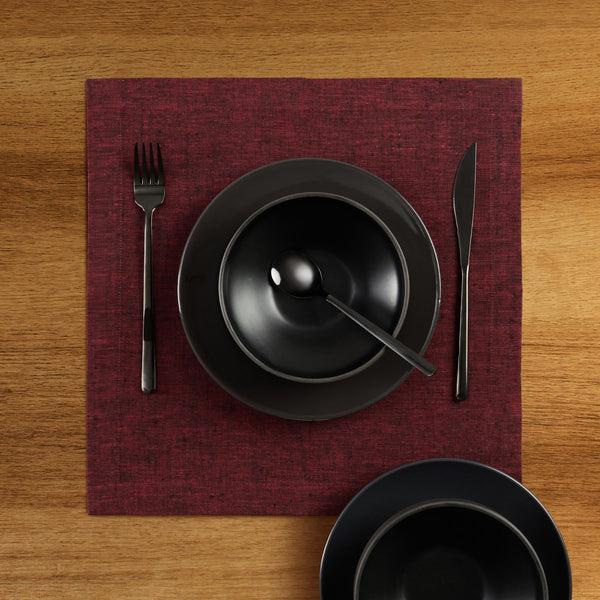 Solino Home Athena Square Placemats Light Natural