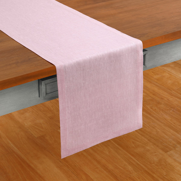 solino home Athena Table Runner Bubblegum Pink