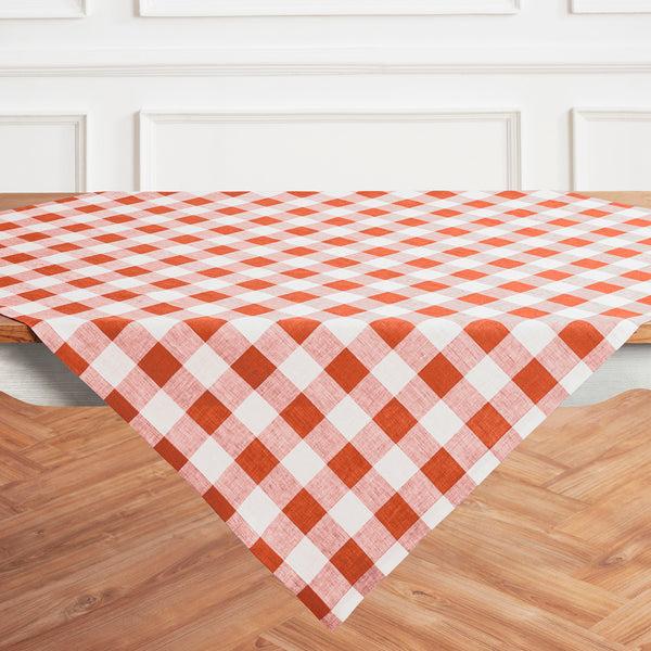 Solino Home Buffalo Check Table Throw Blue & White