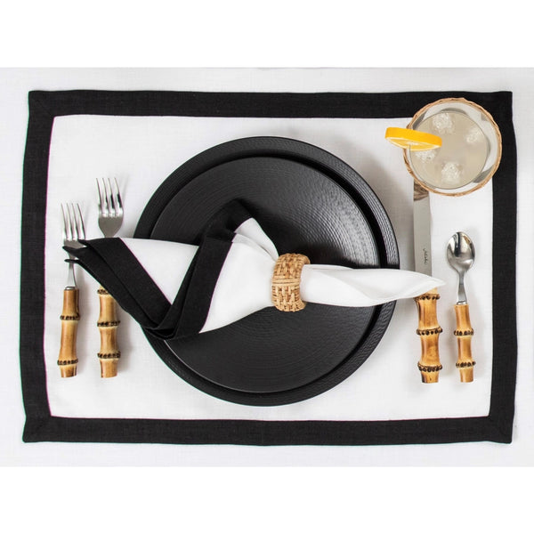 Solino Home Classic Napkins Chambray Blue & White
